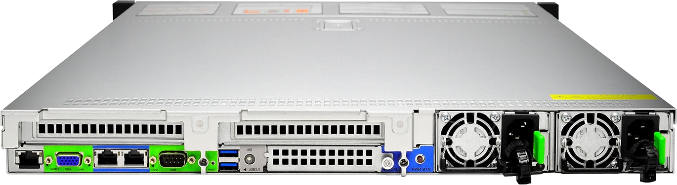 Gooxi 1U Server rear