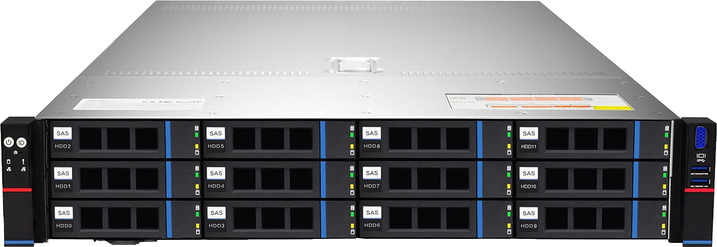 Gooxi 2U Server 12-bay front