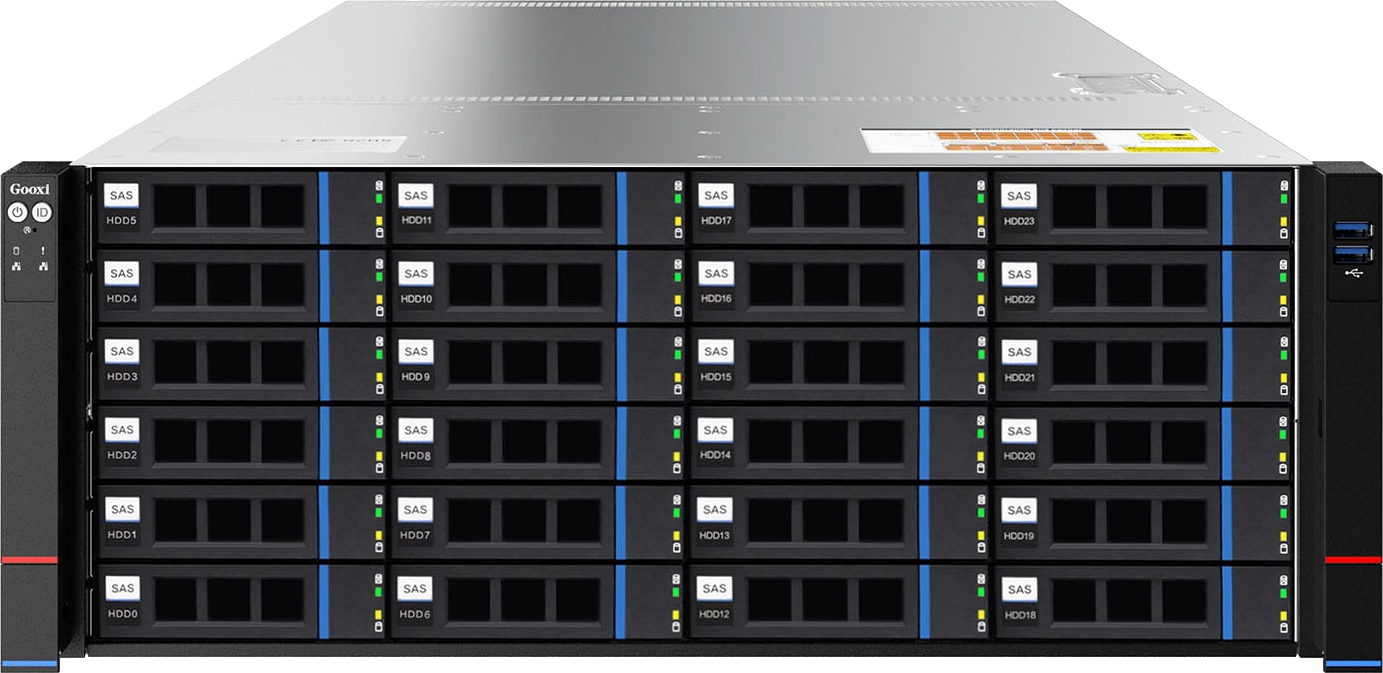 Gooxi 4U Server 24-bay front
