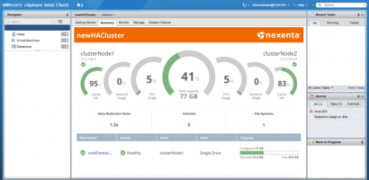 nexenta HA Dashboard VCenter