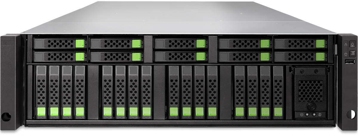 QSAN XF3126D High Available NVMe SAN Controller front