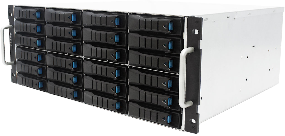 Zstor AJ424V4 JBOD SAS 24 Bay Front 45