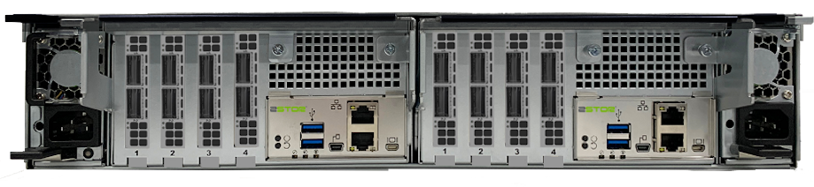 Zstor HA224NVSA High Available Redundant All NVMe Storage Appliance back
