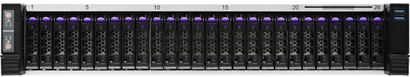 Zstor HA226NVAI-2U High Available Redundant All NVMe Storage Appliance 