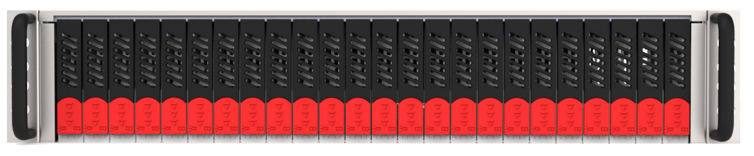 Zstor NV24G5 NVMe PCIe 5.0 JBOF front