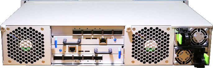 Zstor NV24G5 NVMe PCIe 5.0 JBOF back