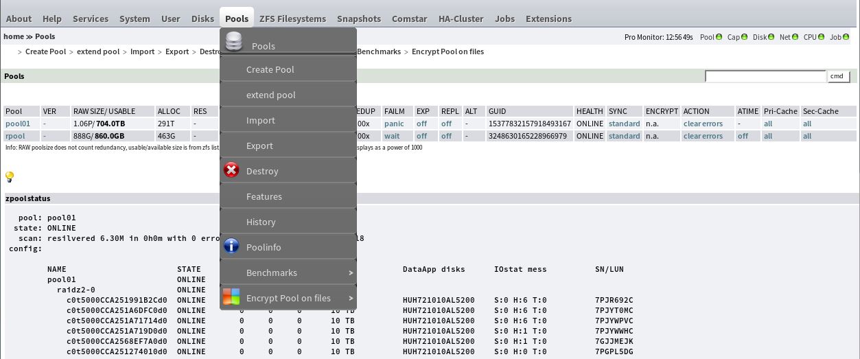 zstor napp it gui