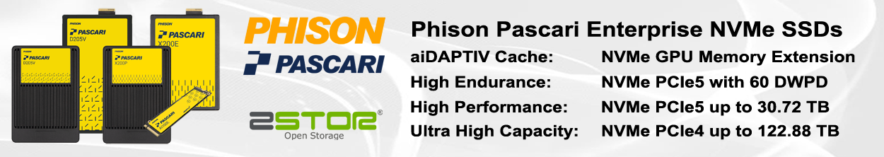 Phison Piscari Enterprise NVMe SSDs